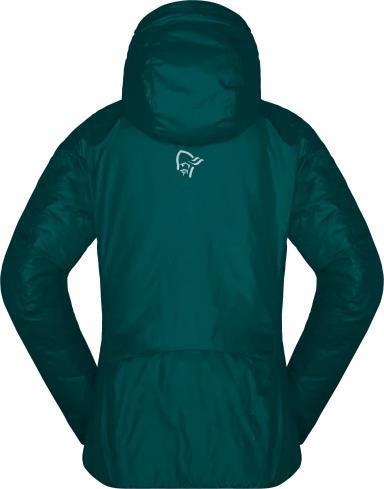 Trollveggen Primaloft100 Zip Hood - Womens - Everglade 2