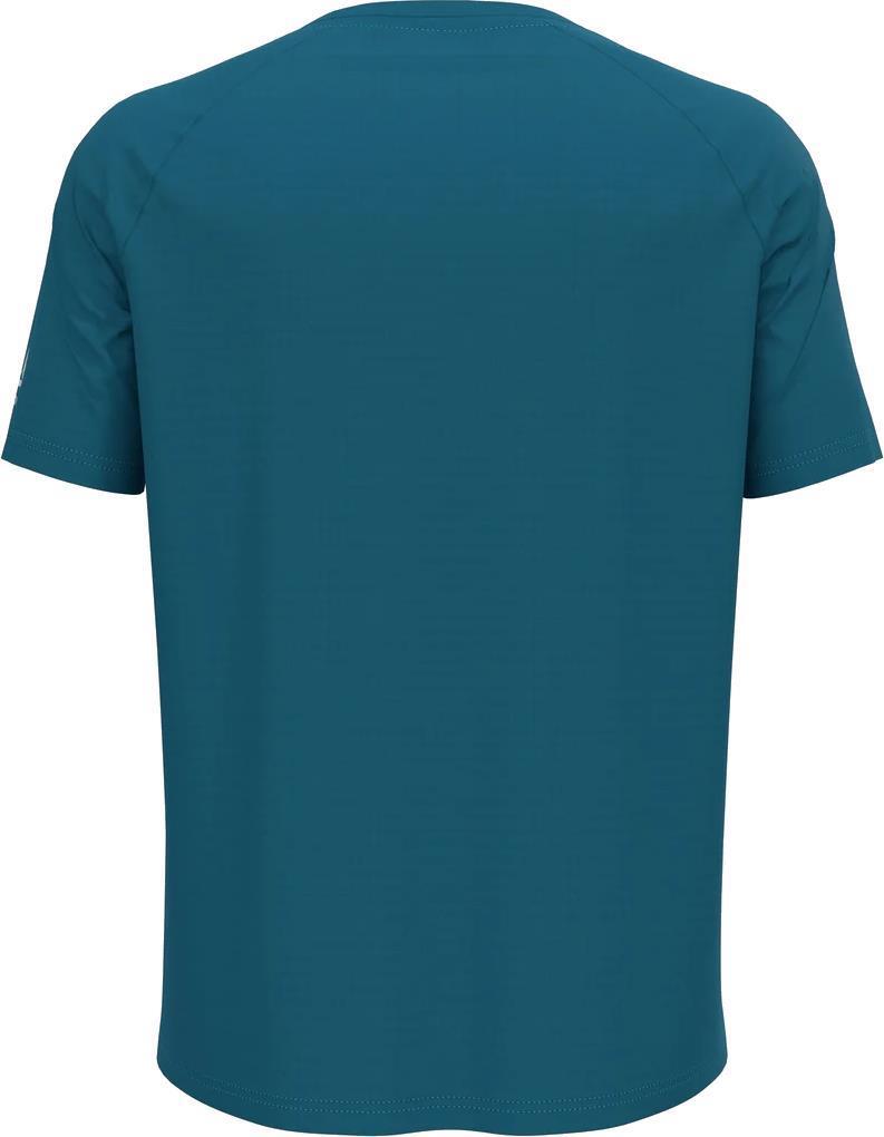 Essential Print Crew Neck SS - Mens - saxony blue 1