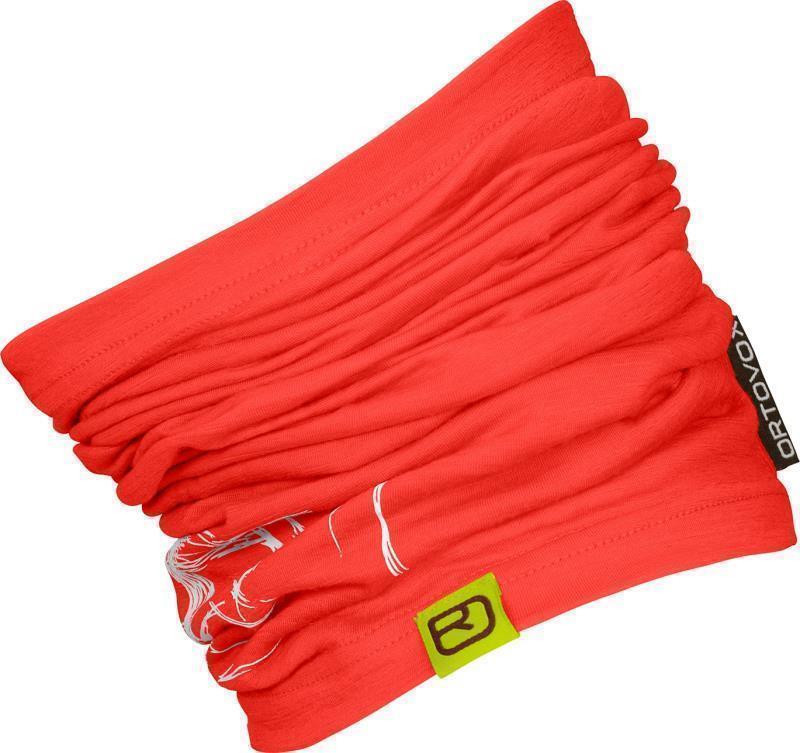120 Tec Logo Neckwarmer - Coral 1