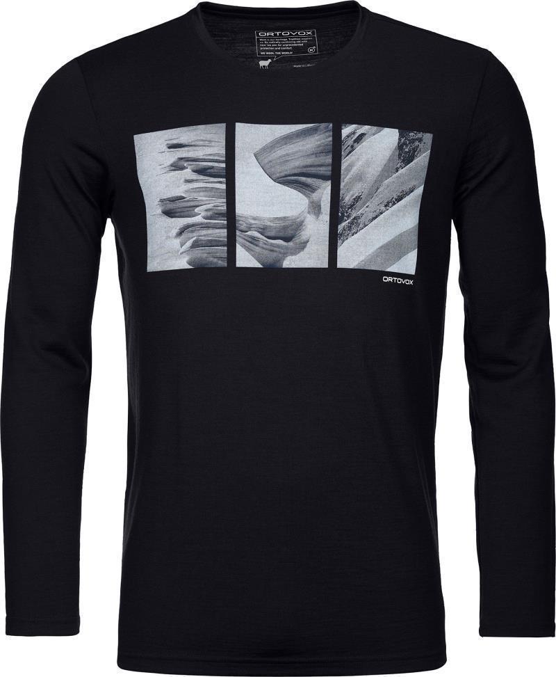 185 Merino Shape Pic LS - Mens - Black Raven 1