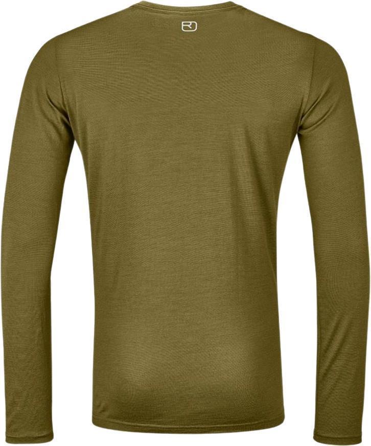185 Merino Tangram LS - Mens - Green Moss 2
