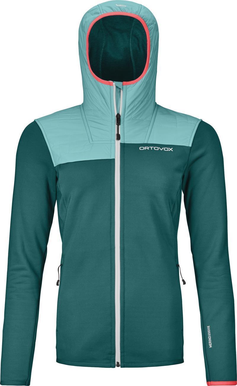 Fleece Plus Hoody - Womens - Pacific Green 1
