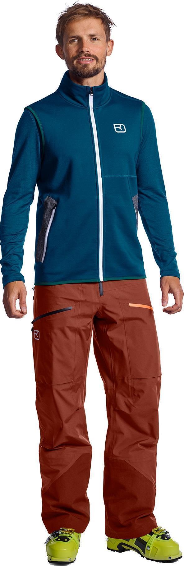 Fleece Vest - Mens - Petrol Blue 3