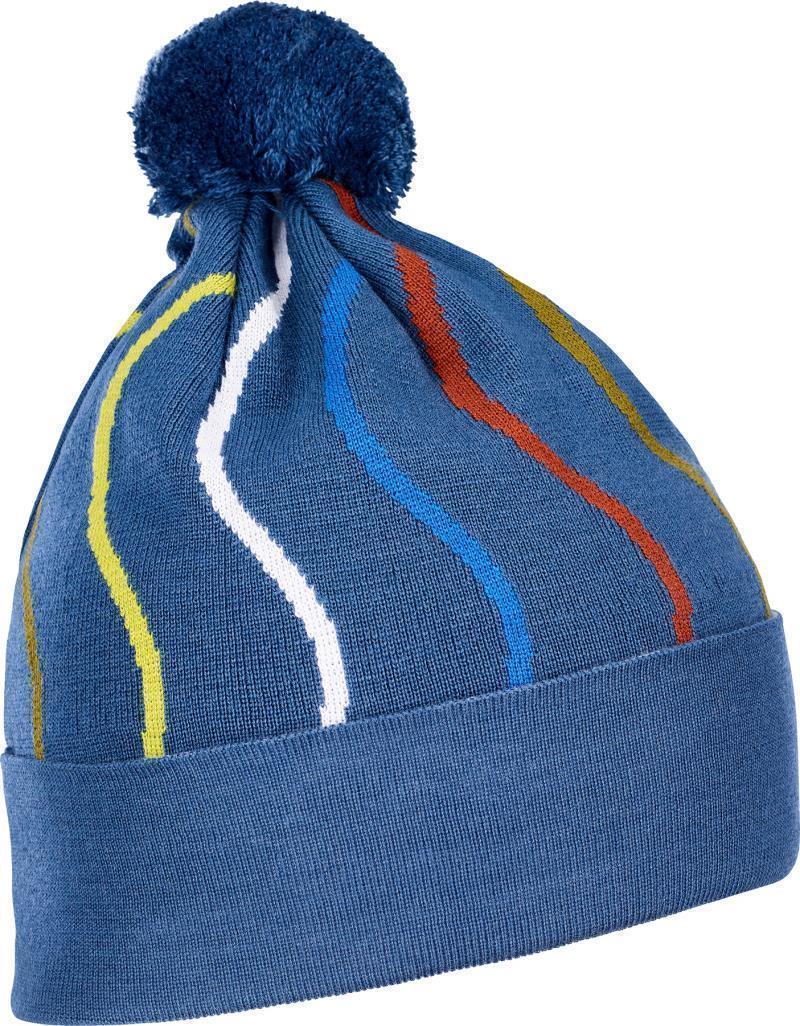Line Finder Beanie - Petrol Blue 1