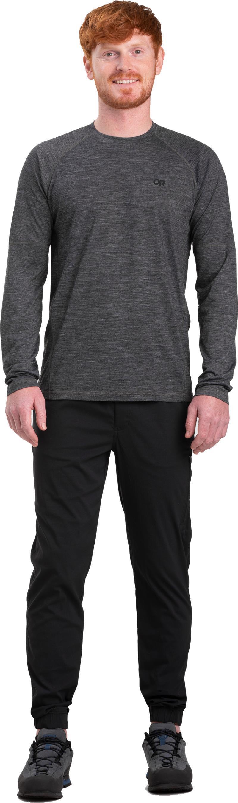 Alpine Onset Merino 150 Crew - Mens - Charcoal Heather 2