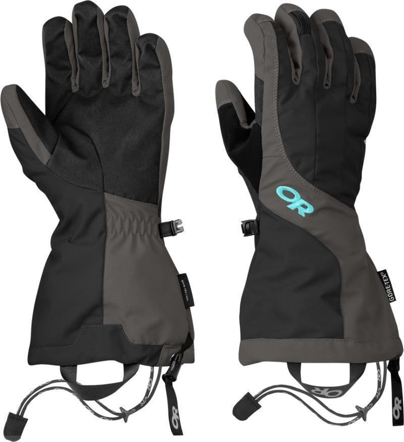 Arete Gloves - Womens - Black / Charcoal 1
