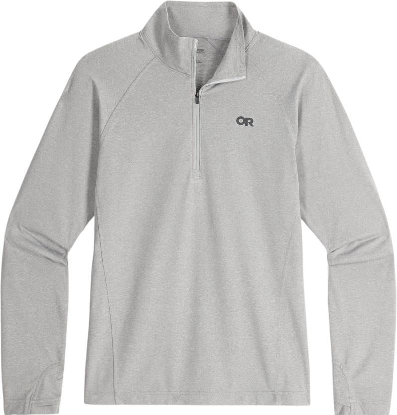 Baritone Quarter Zip - Mens - Light Pewter Heather 1