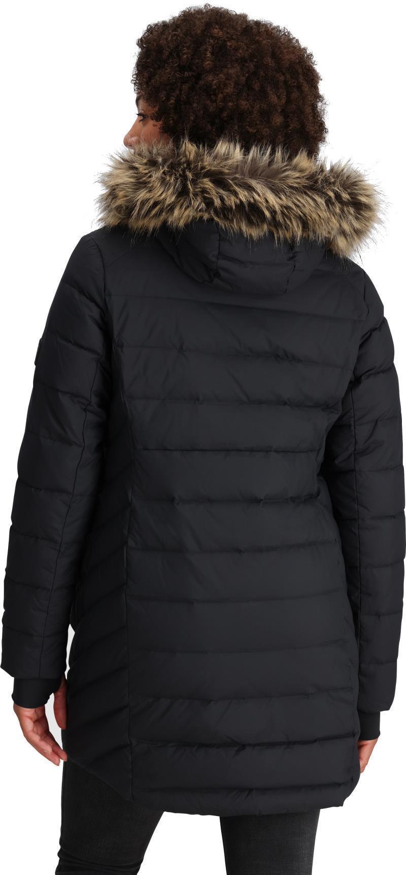 Coze Faux Fur Parka - Womens - Black 3