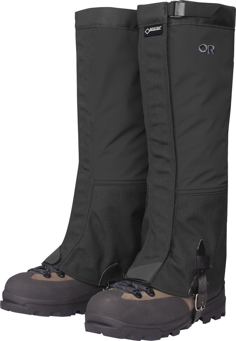 Crocodile Gaiters, Wide - Mens - Black 1
