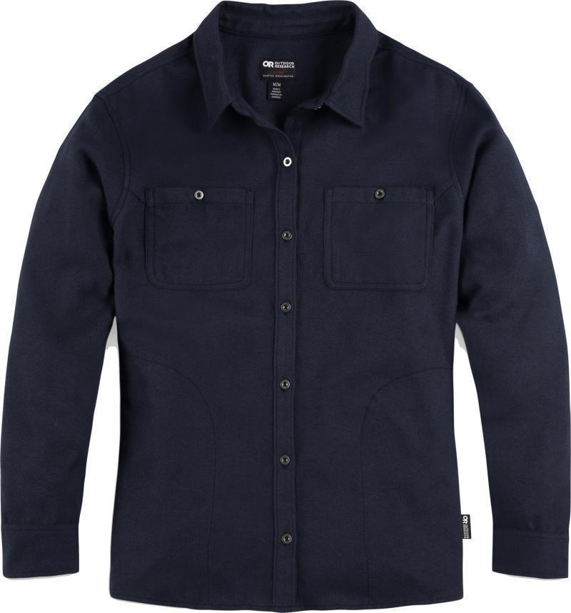 Feedback Flannel Shirt - Womens - Naval Blue 1