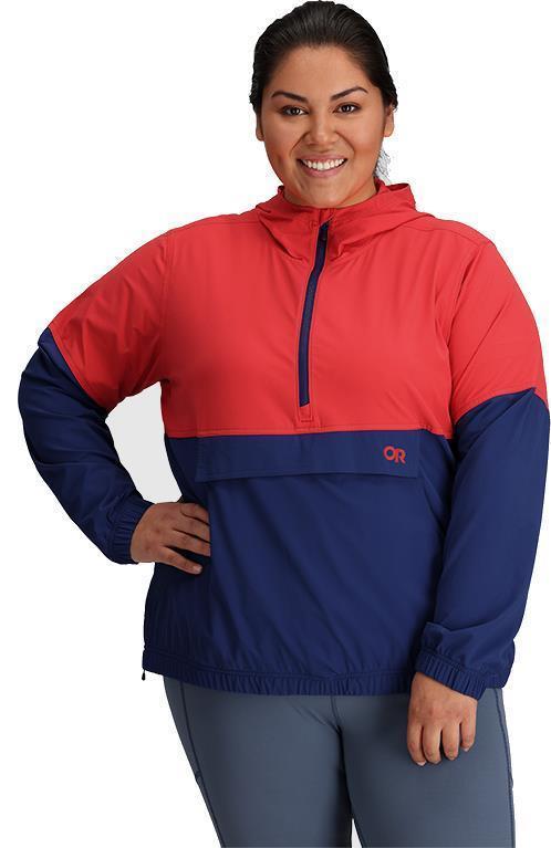 Ferrosi Anorak, Plus - Womens - Rhubarb / Galaxy 2