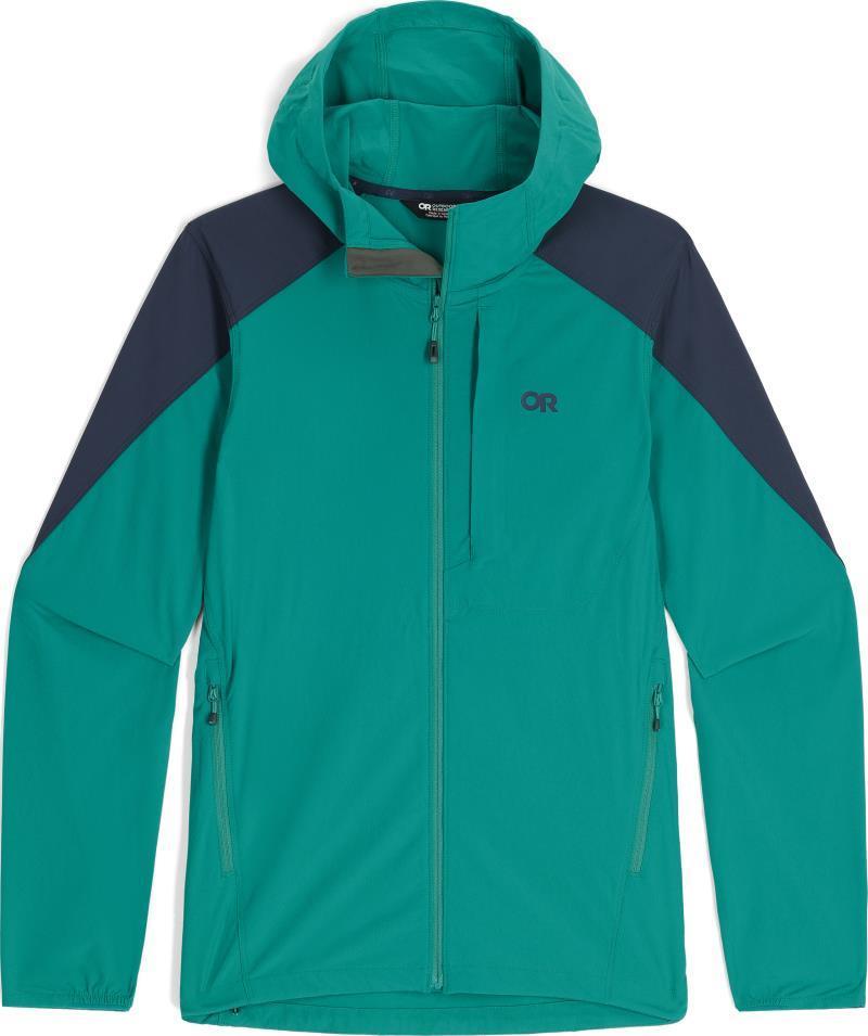 Ferrosi Hoodie - Womens - Tropical / Naval Blue 1
