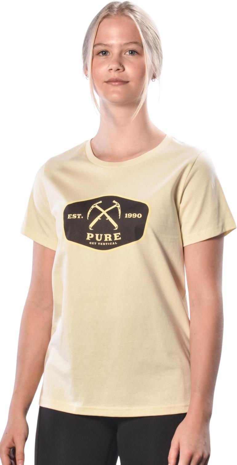 Get Vertical T-Shirt, Pima Cotton - Womens - Natural 1