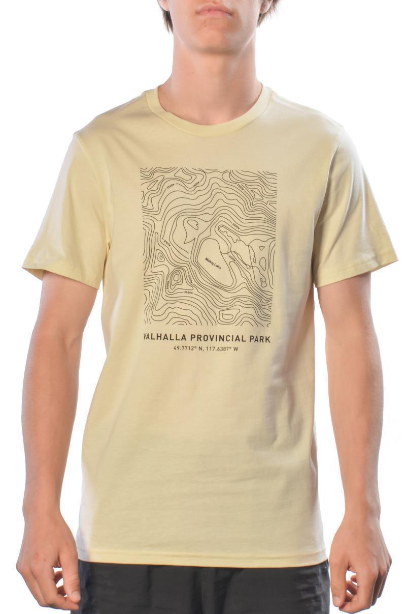Valhalla Provincial Park, Mulvey Basin SS T-Shirt, Pima Cotton - Mens - Natural 1