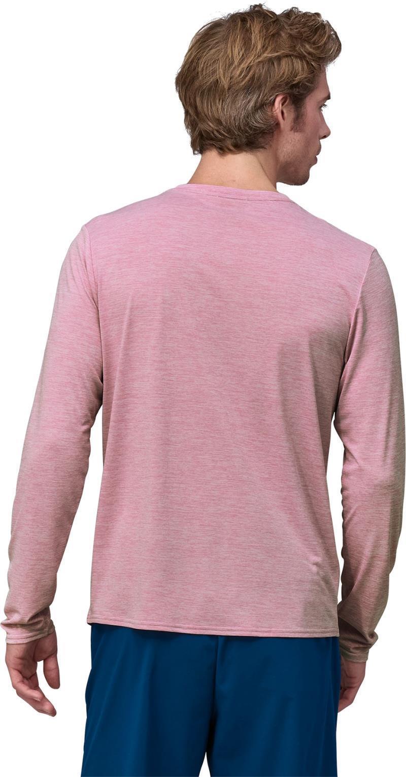 Capilene Cool Daily Graphic LS Shirt - Lands - Mens - Cooperate / Milkweed Mauve X-Dye 3