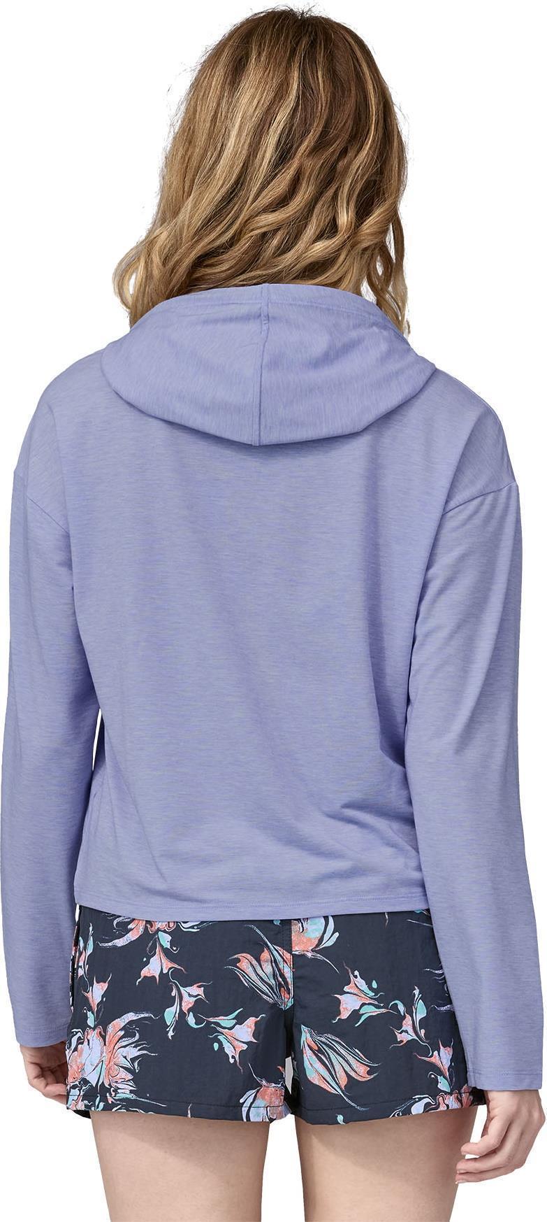 Glorya Hooded LS Top - Womens - Pale Periwinkle 3
