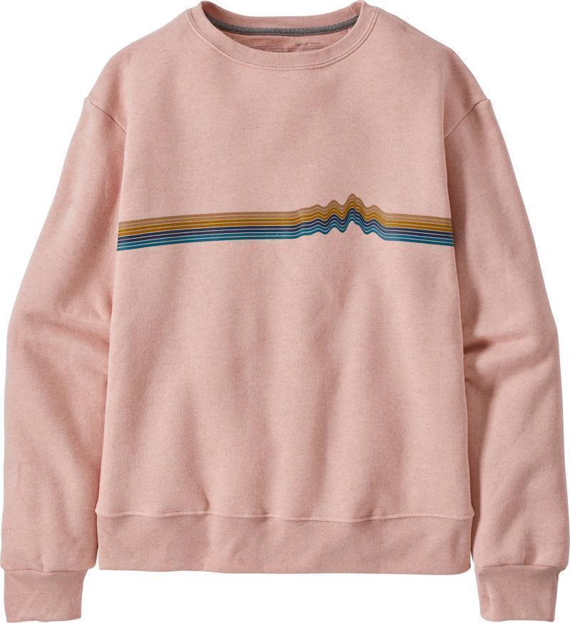 Ridge Rise Stripe Uprisal Crew Sweatshirt - Womens - Cozy Peach 1