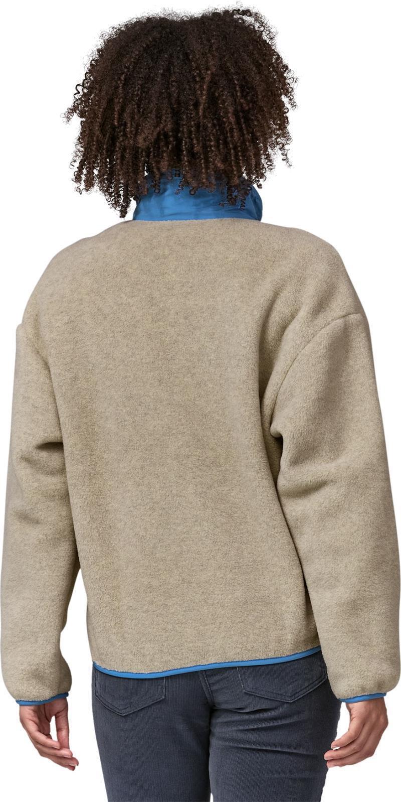 Synchilla Jacket - Womens - Oatmeal Heather w/Blue Bird 3