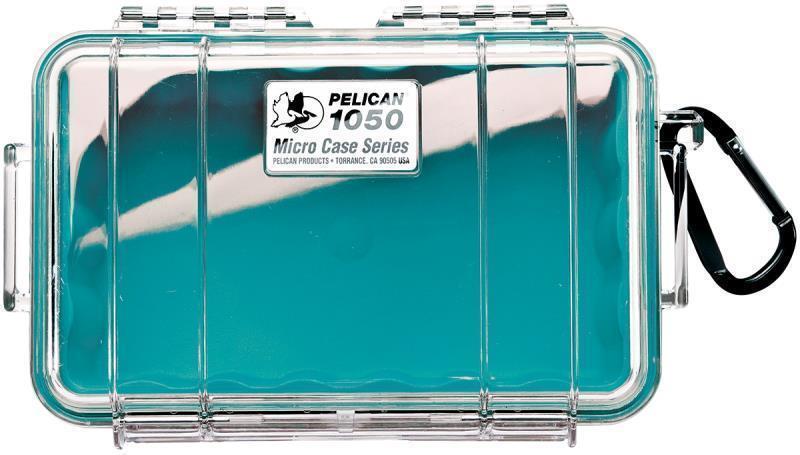 1050A Micro Case - Aqua Blue / Clear 1
