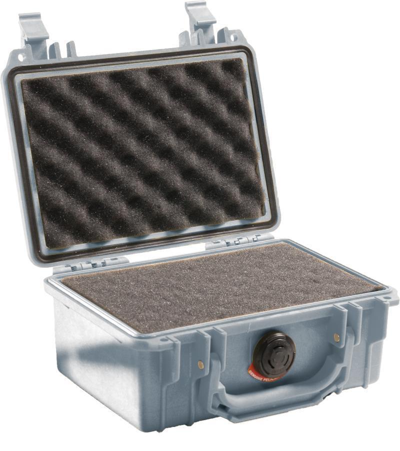 1120 Small Case With Foam - Silver 2