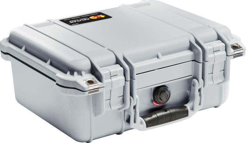 1400 Small Case With Foam - Silver 1
