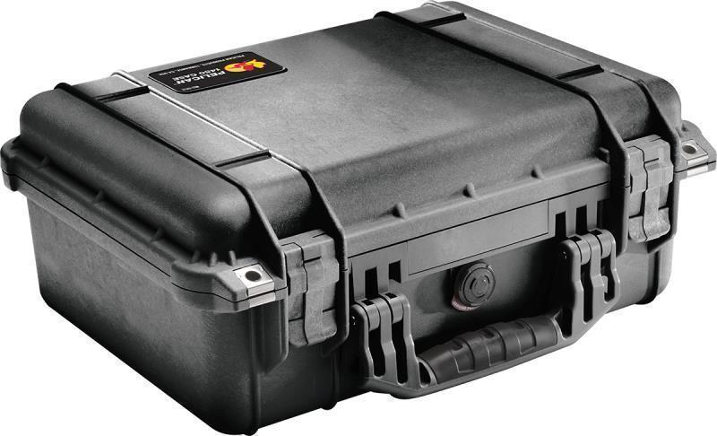1450 Medium Case With Foam - Black 1