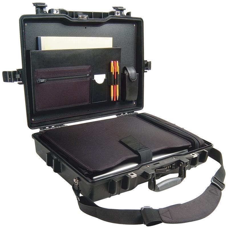 1495CC1 Laptop Case With Computer Sleeve and Lid Organizer - Black 1