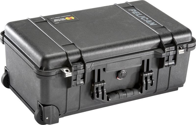 1510LOC Laptop Overnight Case with Luggage Insert - Black 1