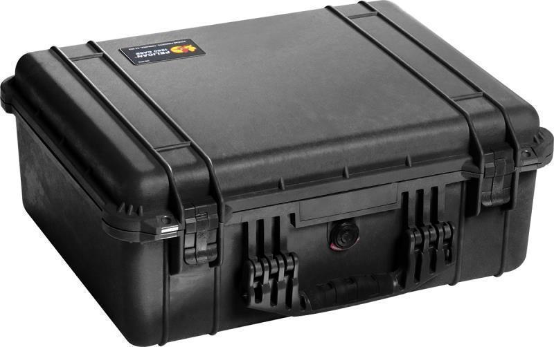 1550 Medium Case With Foam - Black 1