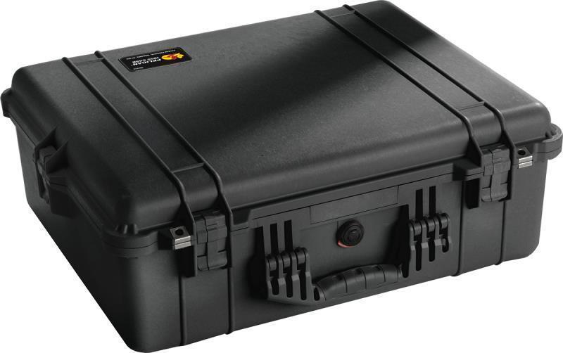 1600 Large Case With Foam - Black 1