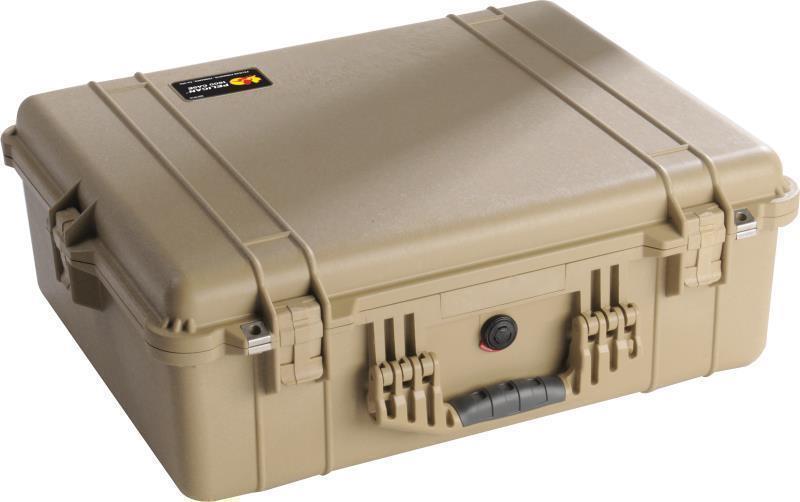 1600 Large Case With Foam - Desert Tan 1