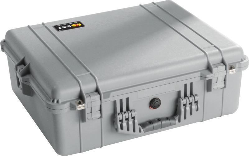 1600 Large Case With Foam - Silver 1