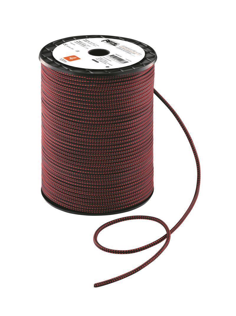 Semi-Static Cordage, 4mm x 120m, Red / Black (Sold p/mtr) - Not Applicable 2