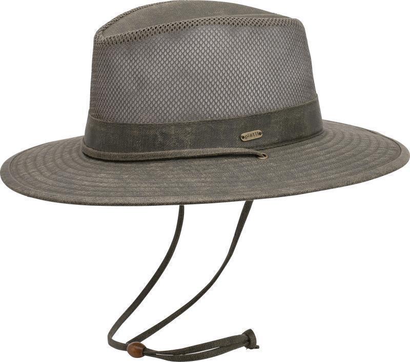 Colton Straw Sun Hat - Mens - Olive 1