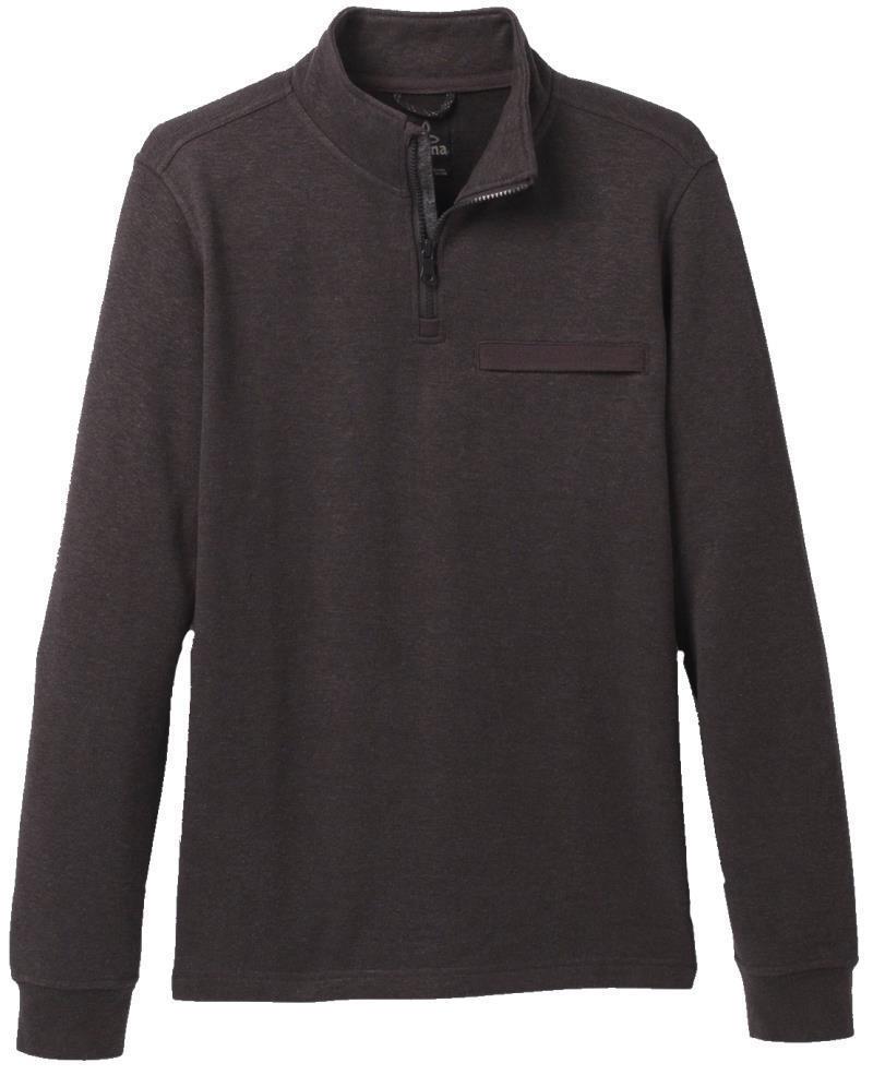 Cardiff 1/4 Zip - Mens - Charcoal Heather 1