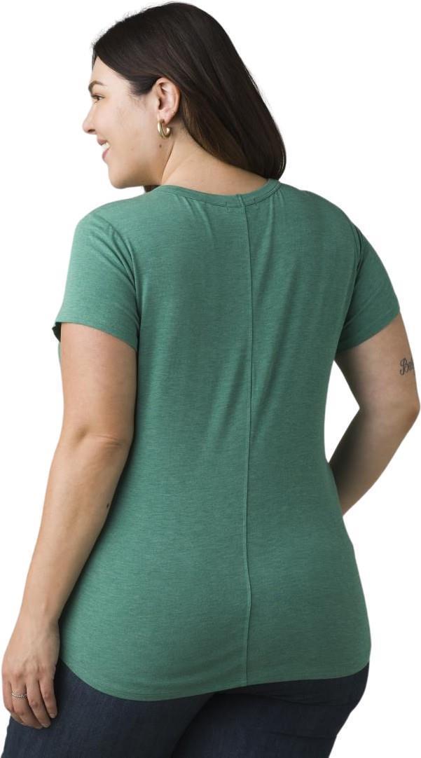 Foundation 365 V-Neck Top Plus - Womens - Cove Heather 3