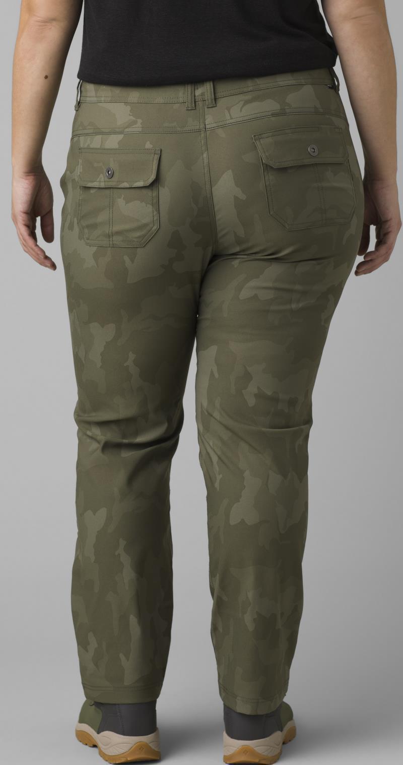 Halle Straight Pants Plus II, Reg - Womens - sage camo 1