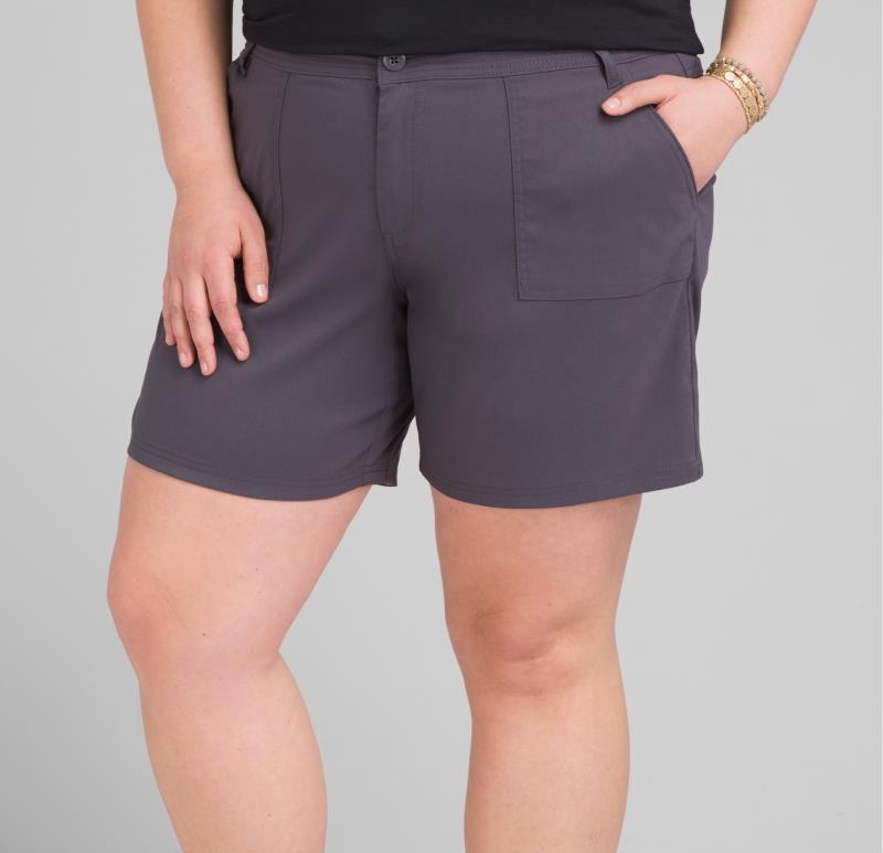 Olivia Shorts Plus, 7" Inseam - Womens - Coal 2