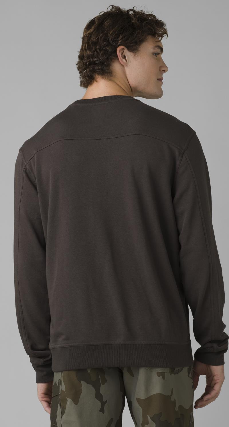 prAna Patch Pullover Crew - Mens - Dark Iron 3