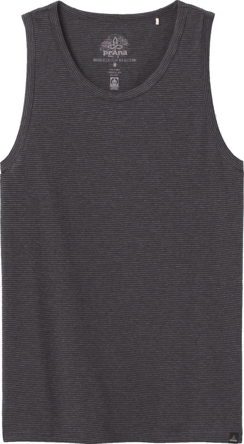 prAna Tank - Standard - Mens - Black Stripe 1