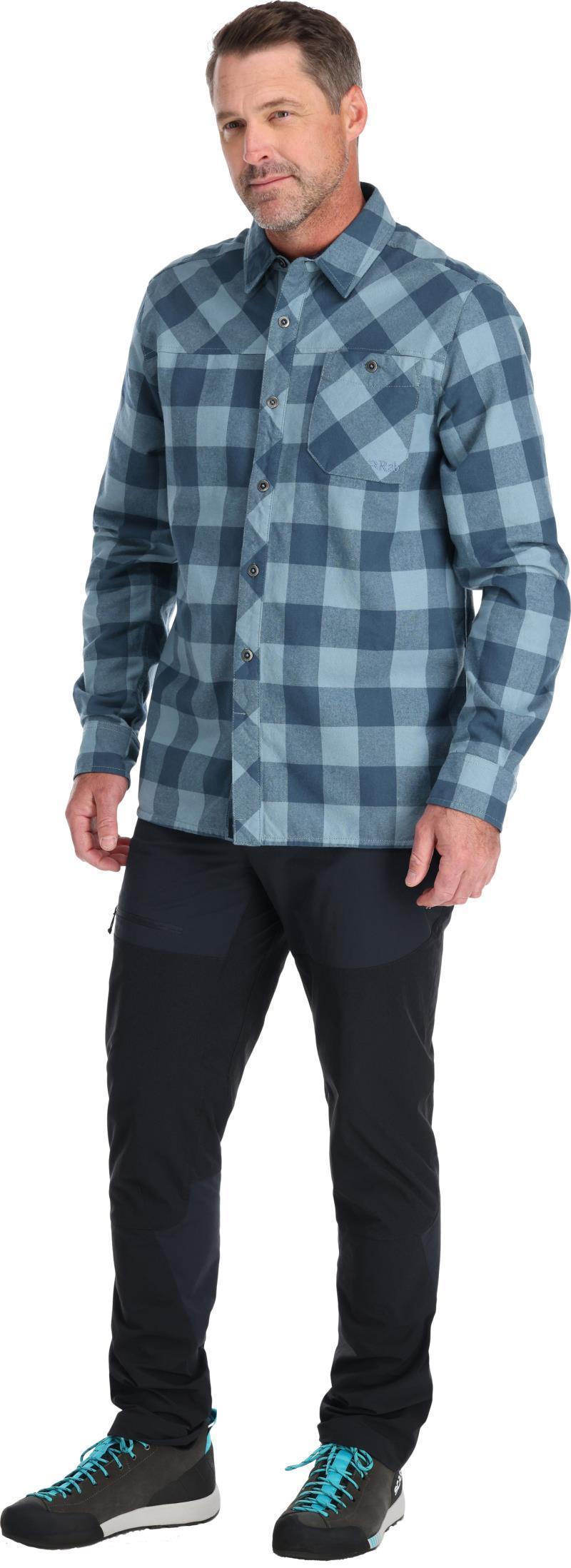 Boundary Shirt - Mens - Orion Blue Check 4