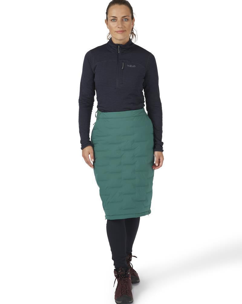 Cubit Stretch Down Skirt - Green Slate 5