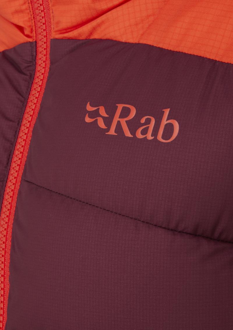 Infinity Alpine Jacket - Womens - Red Grapefruit / Deep Heather 3