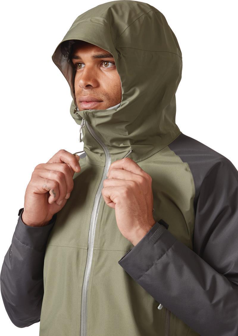 Namche Paclite Jacket - Mens - Graphene / Light Khaki 6