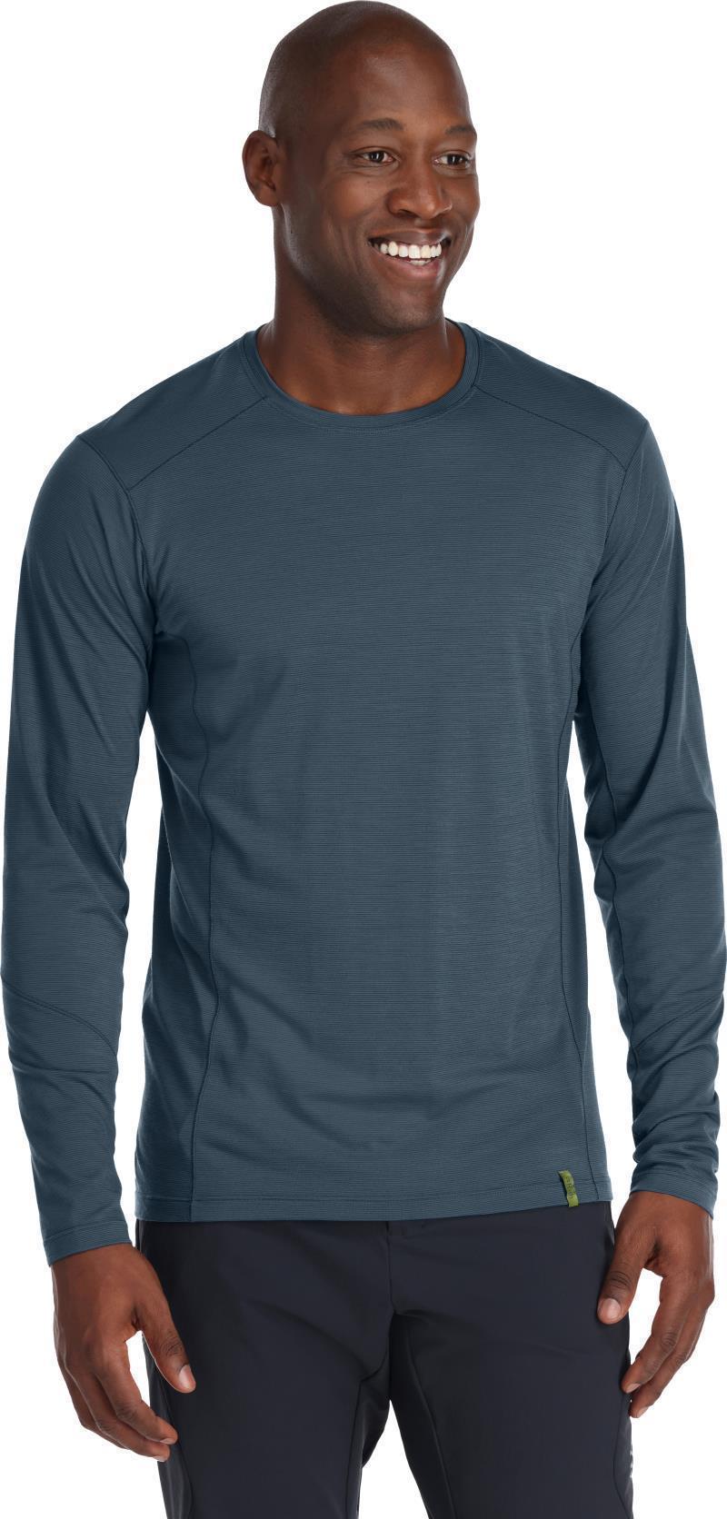Syncrino Base LS Tee - Mens - Orion Blue 3