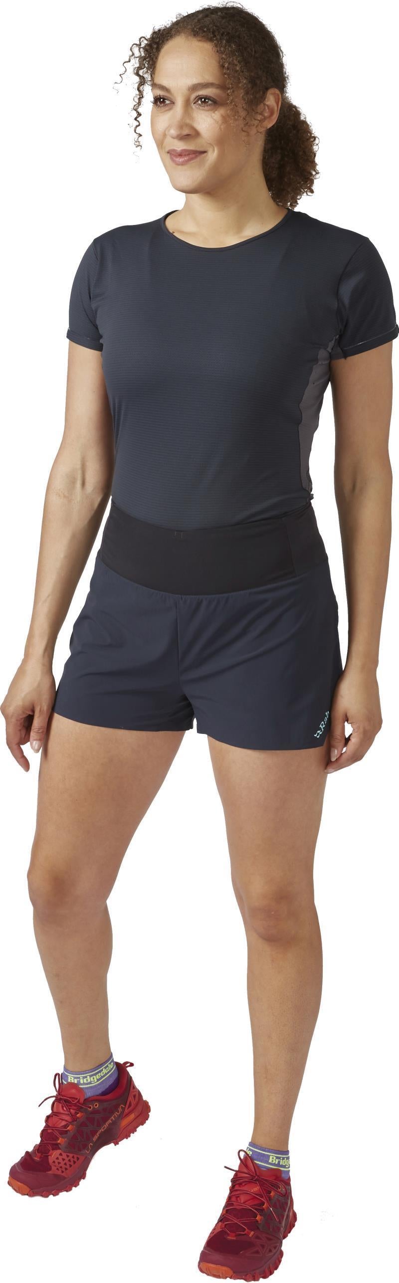 Talus Trail Light Shorts, 5" Inseam - Womens - Ebony 5