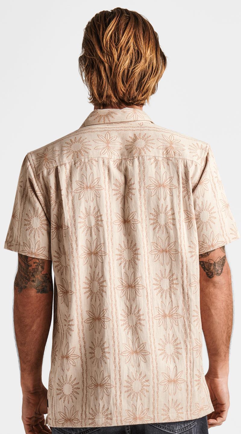 Gonzo Tiare Woven SS - Mens - Bone 5