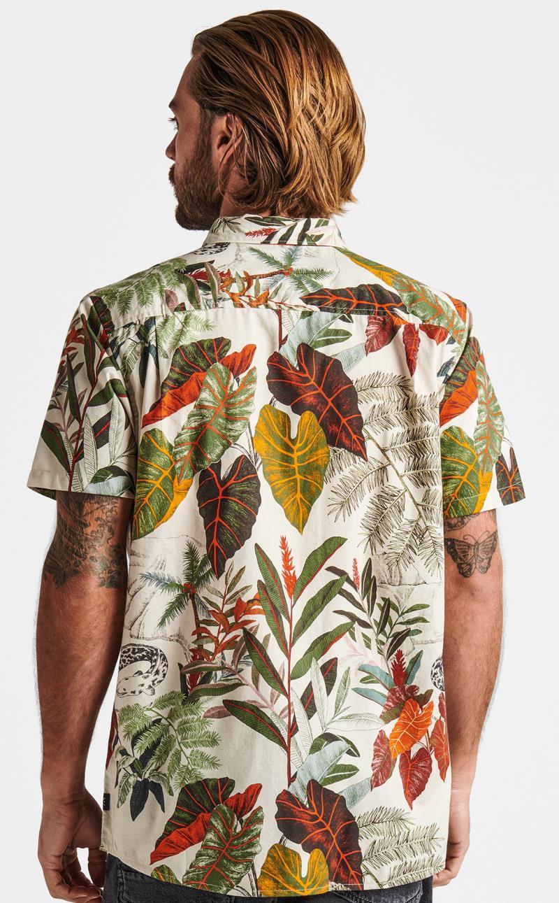 Scholar Lake Viahiria Woven SS - Mens - Bone 3