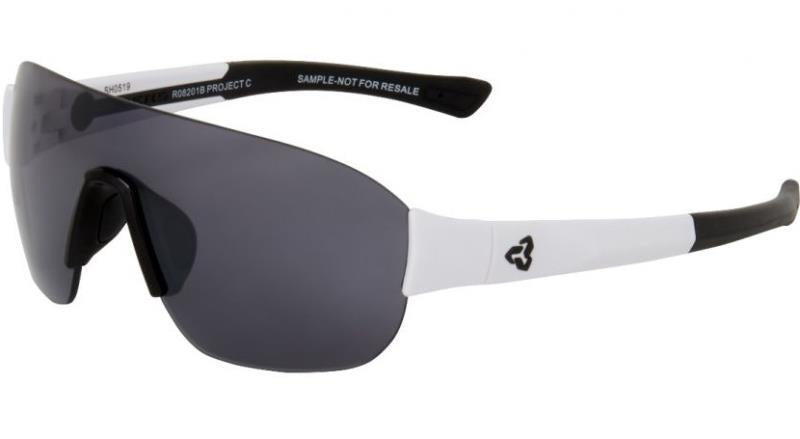 Grafton, White, Black Frame / Grey, Silver Mirror Lens - Not Applicable 1