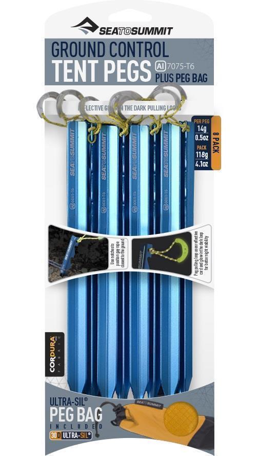 Ground Control Tent Pegs - 8 Pack - Not Applicable 1